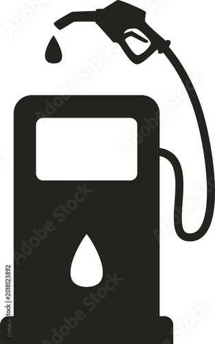 gas pump icon ilustration