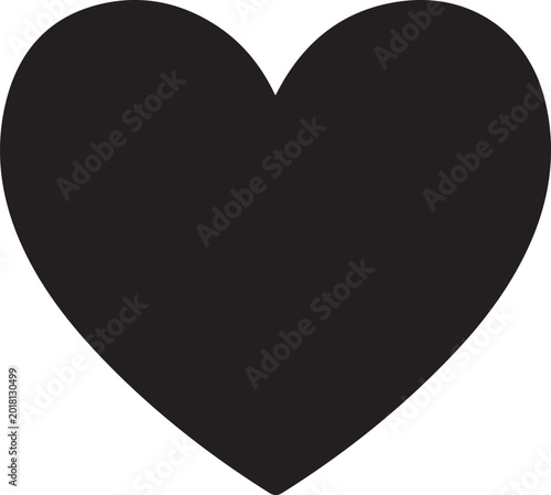 Black heart on black