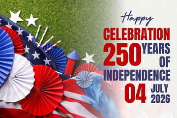 Decorations show celebration for Independence on July 4, 2026