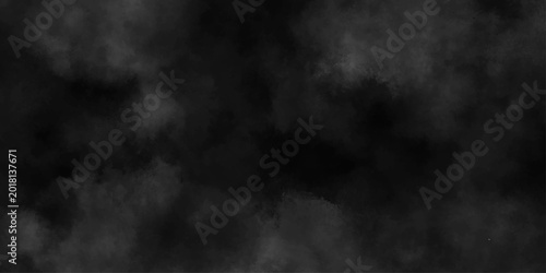 Konstfotografi Abstract ash cloud and smoke texture in dark background