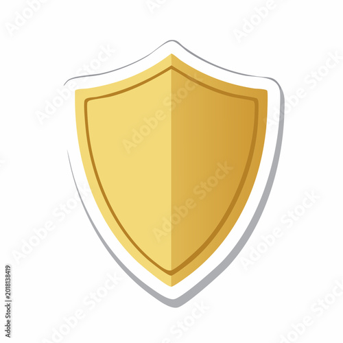 Golden Shield Icon Free Download Golden Shield Icon - GFXLoad