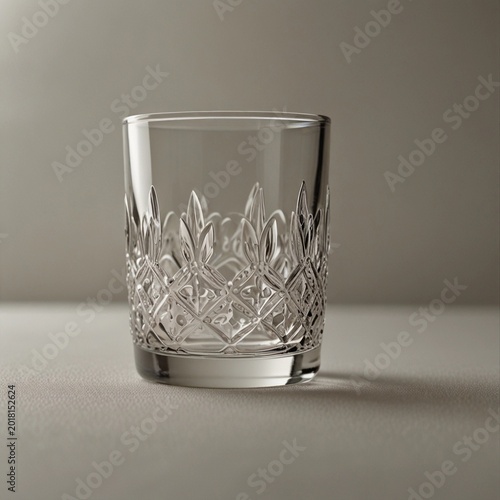 Soft Light Photography of Textured Drinking Glass