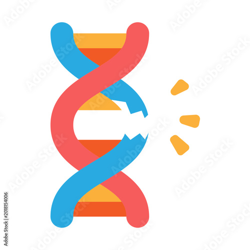 Photos Mutation Symbol Vector Flat Icon Design