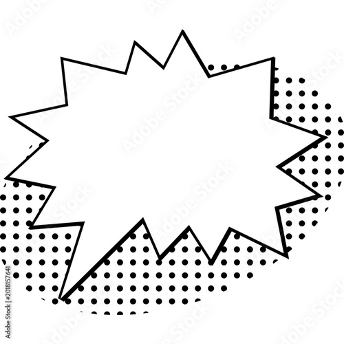Comic Speech Bubble Illustration