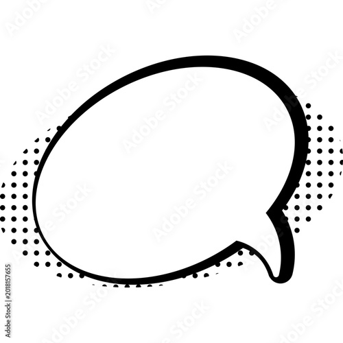 Comic Speech Bubble Illustration