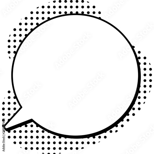Comic Speech Bubble Illustration