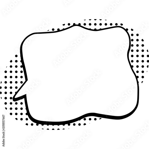 Comic Speech Bubble Illustration