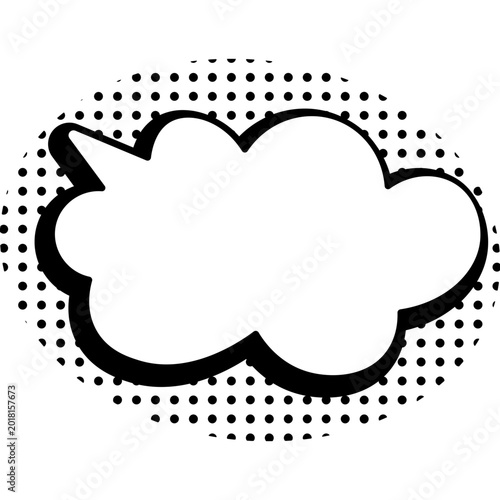 Comic Speech Bubble Illustration