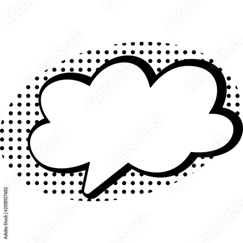 Comic Speech Bubble Illustration