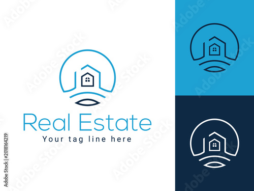 Creative House Property Logo Design and Modern Home and Building Logo Design Template.