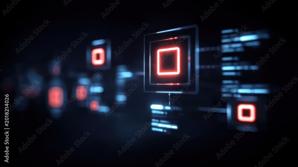 Naklejka premium Visual software application code requires programming and coding for an interface to manage system integration systematically.