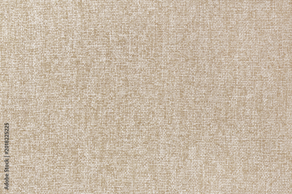 Fototapeta premium Brown cotton fabric texture background, seamless pattern of natural textile.