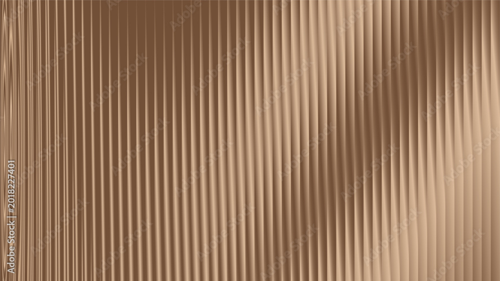 Fototapeta premium Abstract background of brown vertical lines, light effect with subtle wave, modern texture.