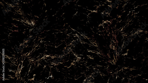 Luxury black marble texture with gold and silver veins