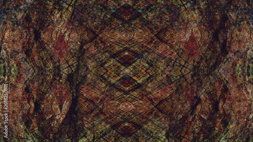 Symmetrical abstract nature background