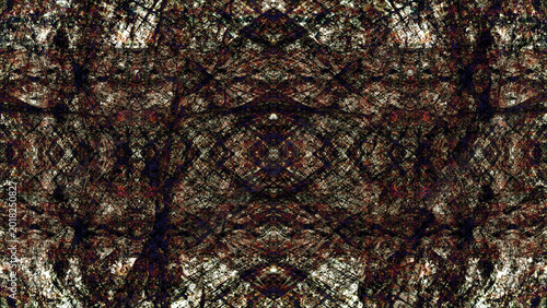 Symmetrical abstract nature background