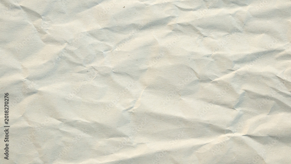 Fototapeta premium Abstract crumpled and creased recycle paper texture background