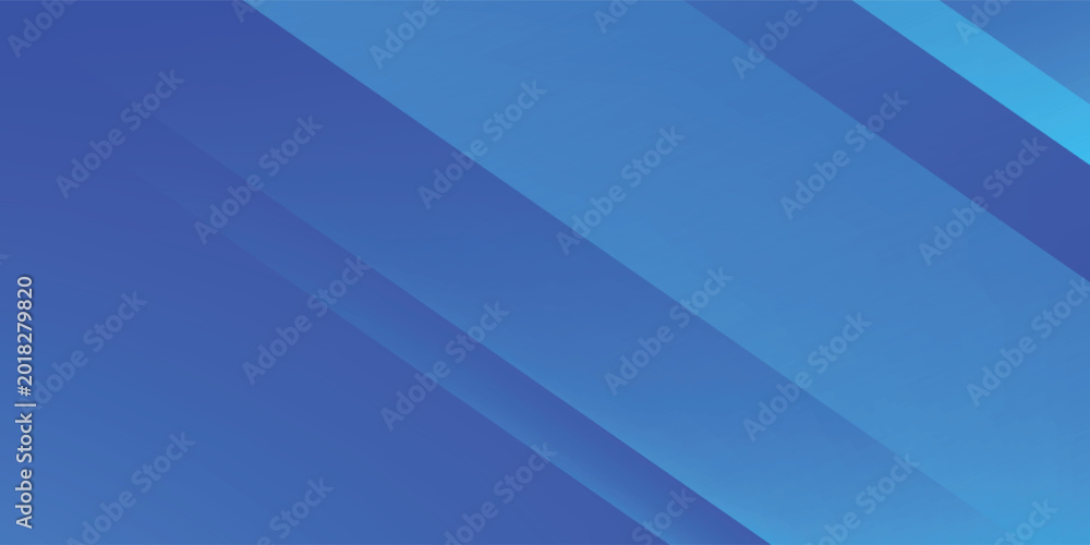 Fototapeta premium Abstract vibrant blue background with elegant diagonal stripes and smooth gradients. This modern geometric vector is ideal for corporate banners and technology presentations.