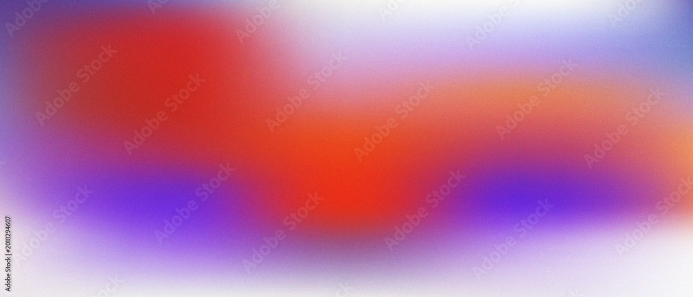 Obraz premium Abstract blurred background with grainy texture in vibrant red, orange, and purple gradient colors