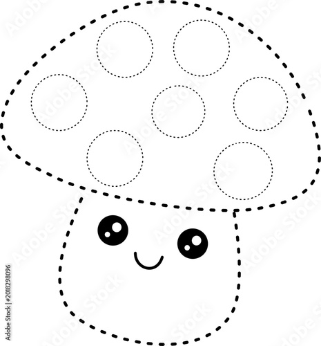 Tracing mushroom 