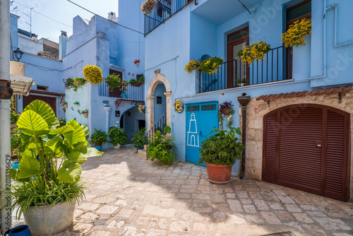 Fotografie The Casamassima Town street view in Puglia Region of Italy