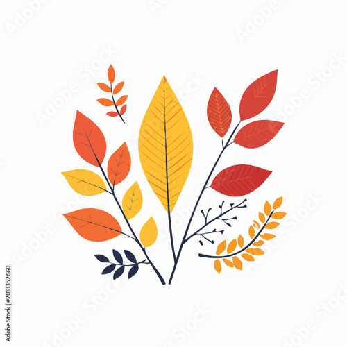 Autumn Leaves Illustration