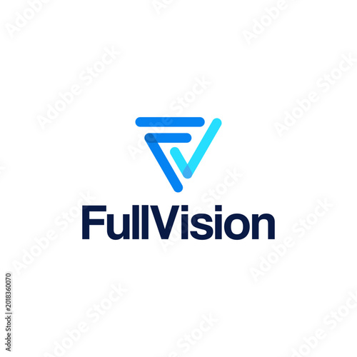 The Full Vision logo design features a stylized 