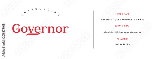 Photos Governor, Typography, Text Styles, Font Examples, Uppercase, Lowercase