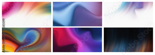 Fotografie Abstract colorful swirls and blurry lights backgrounds illustration