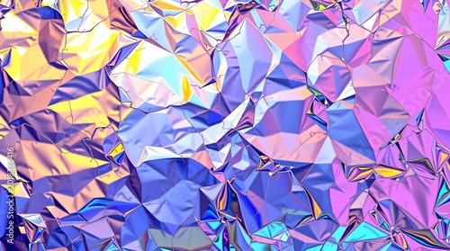 Iridescent Metallic Shift Foil Abstract Wallpaper with Premium Shifting Color Texture