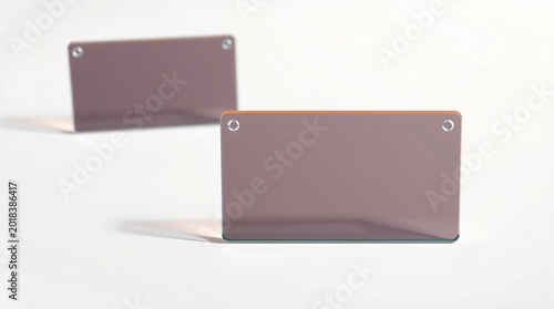 Minimal Glass Cards Abstract Background with Soft Shadow Blur Modern Glassmorphism