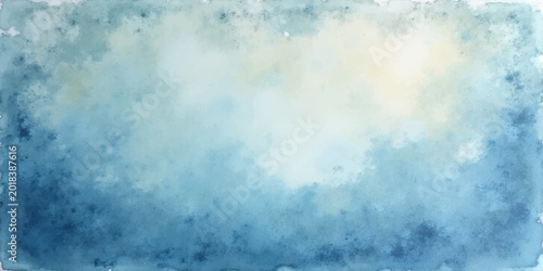 Obraz na płótnie An abstract blue grunge background with a textured dark smoke cloudscape featuri