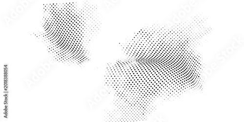 Εκτύπωση καμβά Dotted halftone texture background
