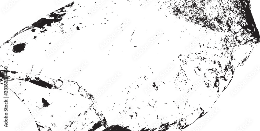 Obraz premium lion head silhouette distressed texture black and white