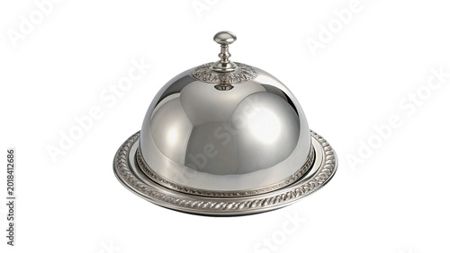 Photos Polished silver cloche food server dome platter cover for luxury restaurant cate