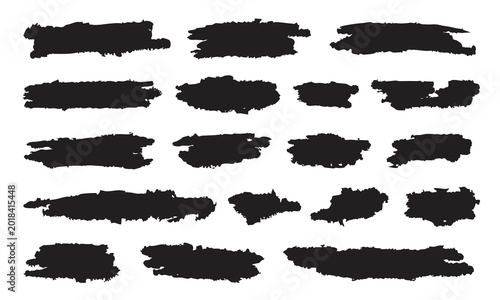 Jagged Charcoal Stroke hand drawn vector stroke