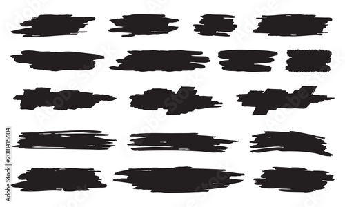 Raw Edge Smear Hand Draw Style