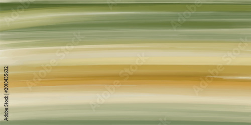Schilderij op canvas Abstract background with horizontal streaks of green yellow off white evoking a