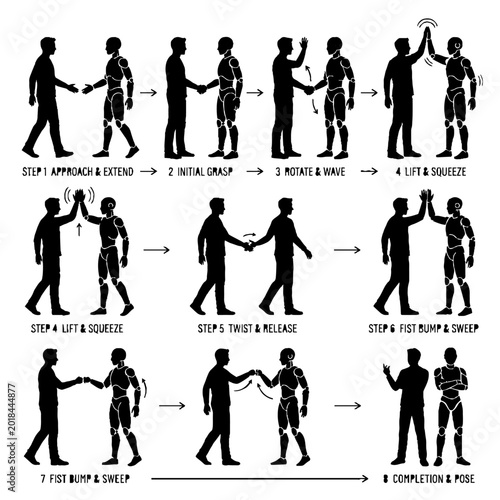 Step by step self defense moves.