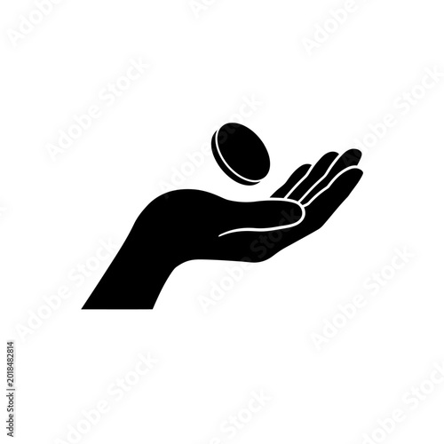 Hand Coin Icon