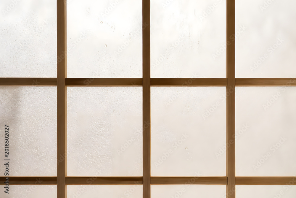 Fototapeta premium Shoji Backlight Rain Texture Background