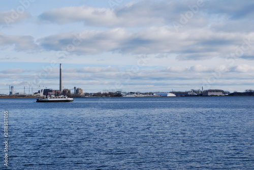 Ship on the Lake Ontario