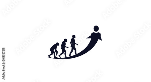 Fotografía Evolution to Success Business Concept.
