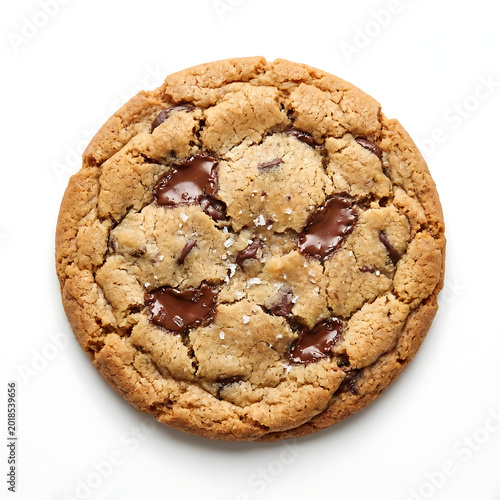 Chocolate Chip Cookie Isolated Cutout