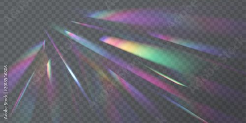 Tableau sur toile Glamorous holographic overlay featuring sparkling diamond textures, radiant spec