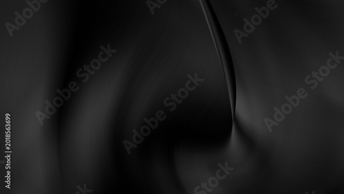 Schilderij op canvas abstract black gradient background with very fine gray gradient and textured ver