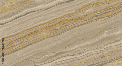 Natural marble vein texture with gold accents veins beige