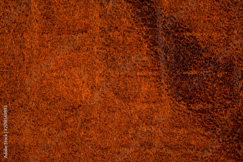 Konstfotografi Brown exotic leather texture close up with suede reptile underside and natural m