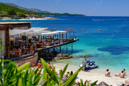 Ksamil , touristic resort in Albania