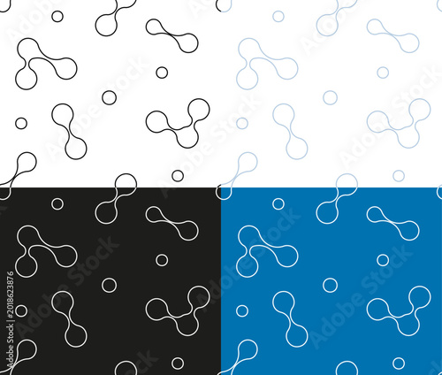 Seamless Metaball Pattern Set